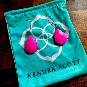 Kendra Scott Pink Drop Earrings